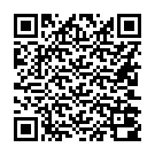 Código QR para número de teléfono +16202000887