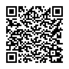 QR-код для номера телефона +16202001061