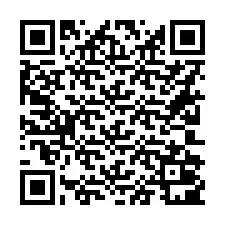 QR-koodi puhelinnumerolle +16202001109