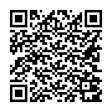 QR-Code für Telefonnummer +16202001127