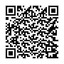 Kode QR untuk nomor Telepon +16202001229