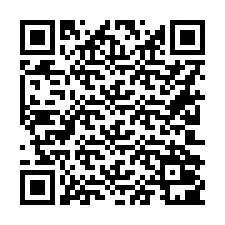 QR-code voor telefoonnummer +16202001619