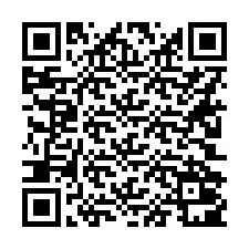 QR-Code für Telefonnummer +16202001622