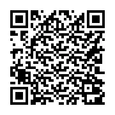 Kod QR dla numeru telefonu +16202001659