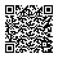 Código QR para número de teléfono +16202001690