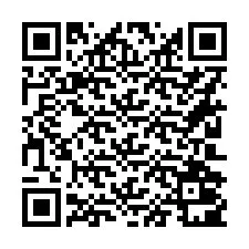 Kode QR untuk nomor Telepon +16202001751