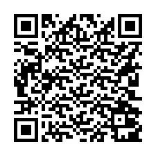 QR-koodi puhelinnumerolle +16202001760