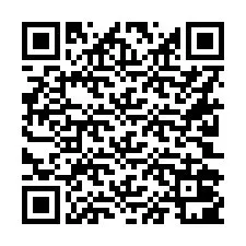 QR-code voor telefoonnummer +16202001828