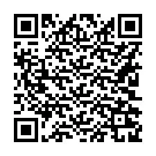 QR-code voor telefoonnummer +16202229135