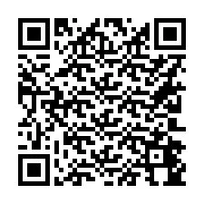 QR-код для номера телефона +16202444149