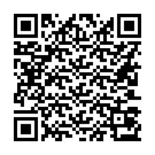 Kode QR untuk nomor Telepon +16203073087