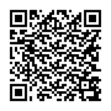 Código QR para número de telefone +16203597162