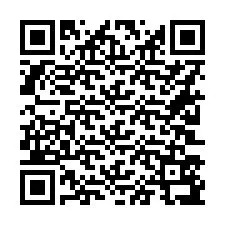 QR-код для номера телефона +16203597279