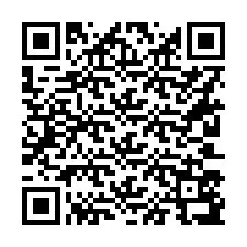 QR-code voor telefoonnummer +16203597280