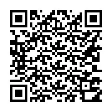 QR kód a telefonszámhoz +16203710103