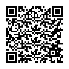 QR код за телефонен номер +16206829781