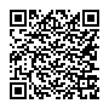 QR Code สำหรับหมายเลขโทรศัพท์ +16207129863