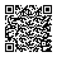 Kod QR dla numeru telefonu +16207502366