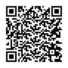 Codice QR per il numero di telefono +16232076513