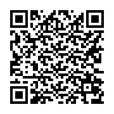 Código QR para número de telefone +16232076522