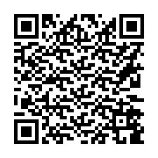 Codice QR per il numero di telefono +16232589881