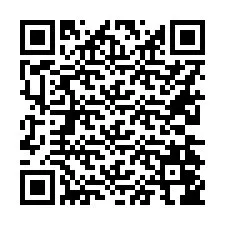 QR Code สำหรับหมายเลขโทรศัพท์ +16234046533