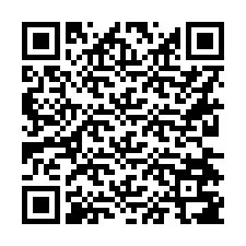 QR-code voor telefoonnummer +16234787324