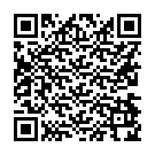 QR Code สำหรับหมายเลขโทรศัพท์ +16234924206