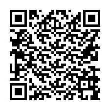 Codice QR per il numero di telefono +16239999987