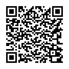 QR-koodi puhelinnumerolle +16262000000