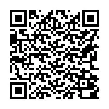 QR-koodi puhelinnumerolle +16262000005