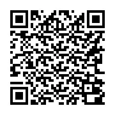 QR-код для номера телефона +16262000008