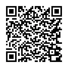 QR kód a telefonszámhoz +16262000014