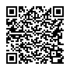 Kode QR untuk nomor Telepon +16262000017