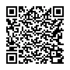 QR-Code für Telefonnummer +16262000025