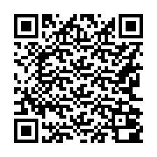 QR-koodi puhelinnumerolle +16262000035