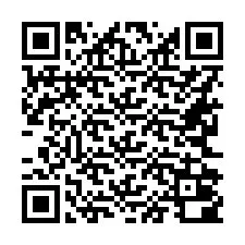 QR код за телефонен номер +16262000037