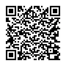 Codice QR per il numero di telefono +16262000038