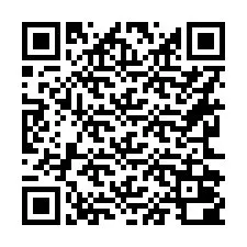 QR-koodi puhelinnumerolle +16262000041