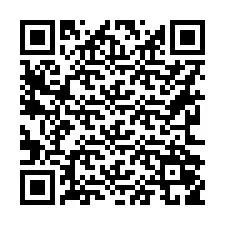 QR-code voor telefoonnummer +16262059641