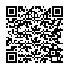 Codice QR per il numero di telefono +16262060096