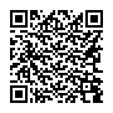 Código QR para número de teléfono +16262088003