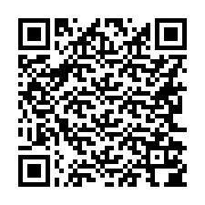 Kod QR dla numeru telefonu +16262104166