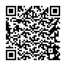 Kod QR dla numeru telefonu +16262442811