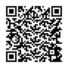 Kod QR dla numeru telefonu +16262443919