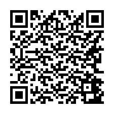 Codice QR per il numero di telefono +16262443926