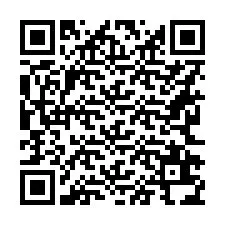 QR-koodi puhelinnumerolle +16262634525