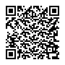 QR-koodi puhelinnumerolle +16262936344