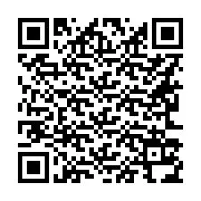 Código QR para número de telefone +16263134616