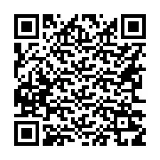 QR Code pour le numéro de téléphone +16263219643